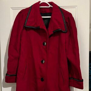 J Michaels Frostman Red 100% Wool Jacket